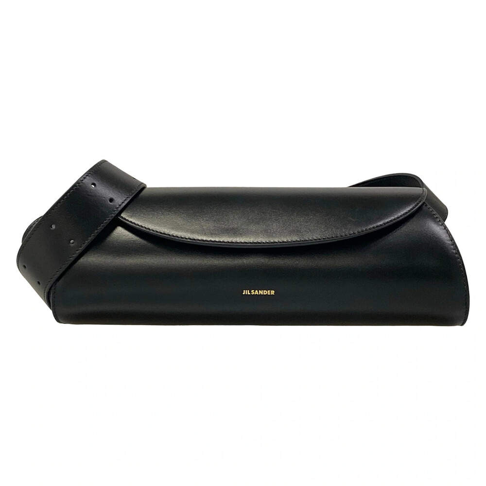 Jil Sander Cannolo Small Black Leather #355088J11B